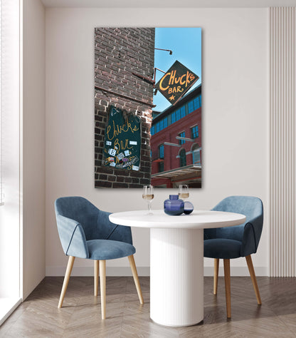 Travel Georgia Bar photography canvas print on living room wall