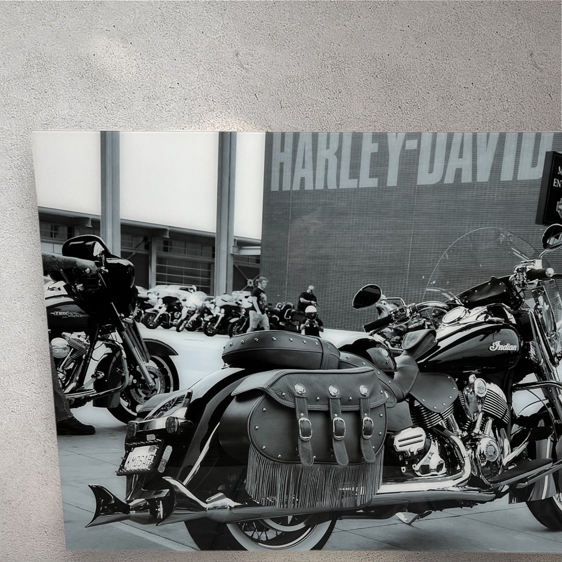 Travel Harley Davidson Museum photography acrylic print