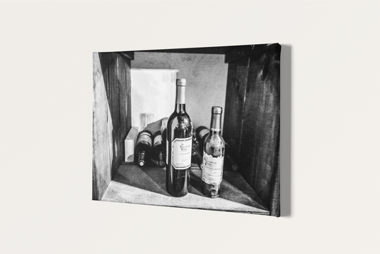Travel Wine Cellar Industrial photography canvas print