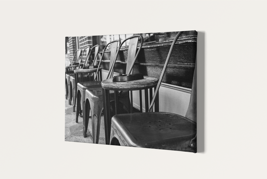 Travel Cigar Chairs in Ybor City photography print canvas