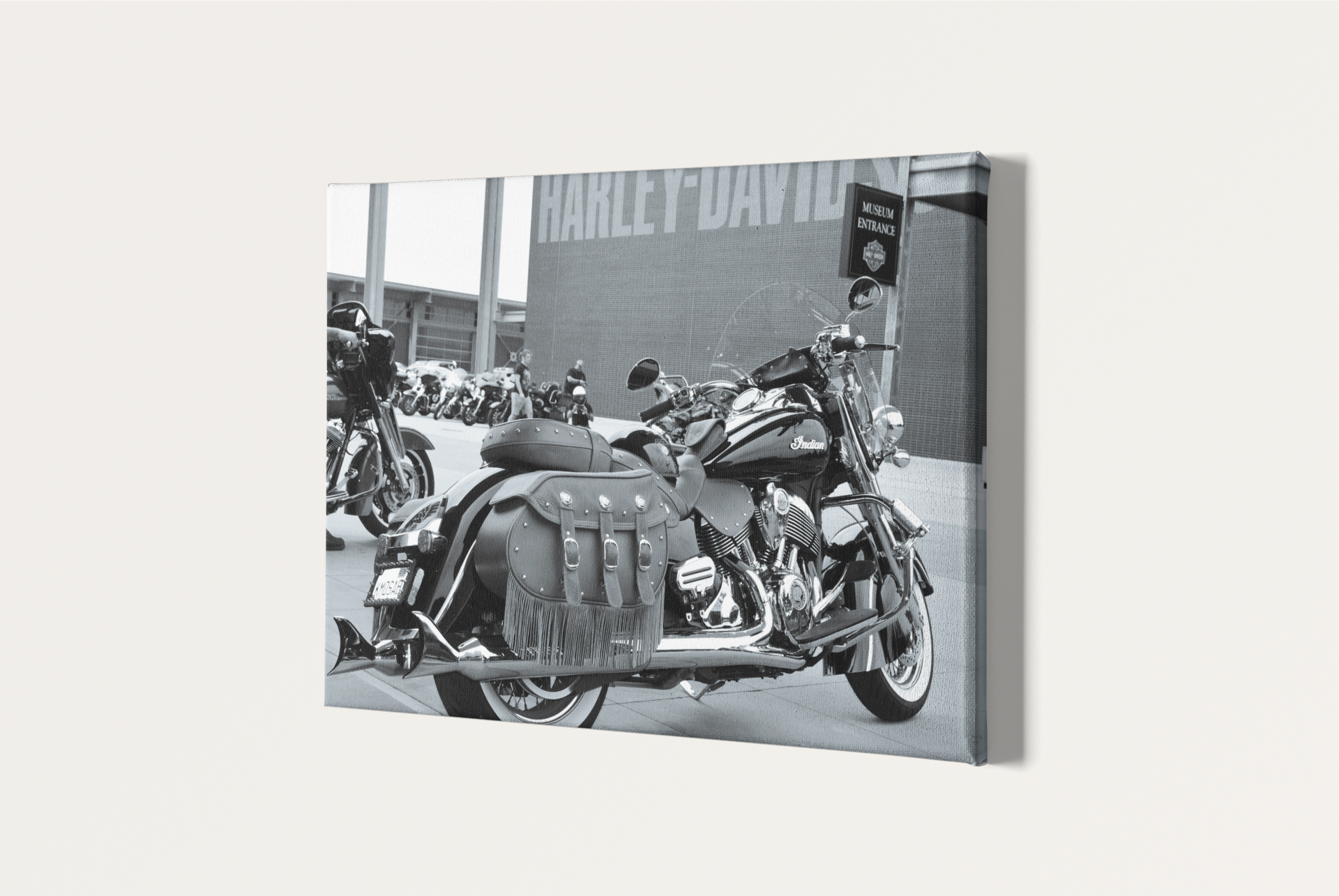 Travel Harley Davidson Museum photography canvas print