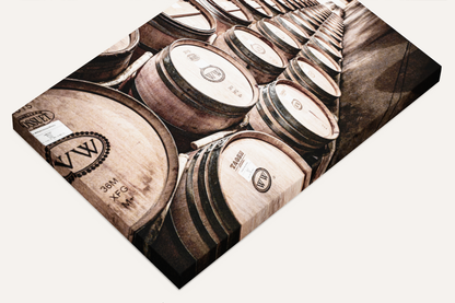 Travel Wine Cellar Industrial photography canvas  print