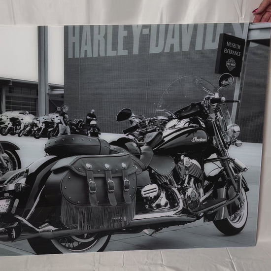 Travel Harley Davidson Museum photography acrylic print video preview